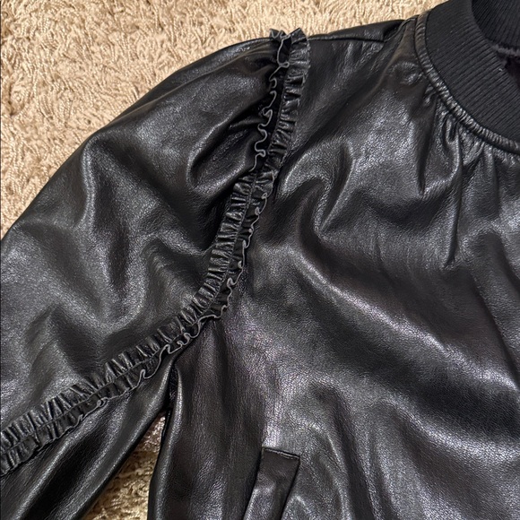 Black Leather Jacket - Picture 2 of 4